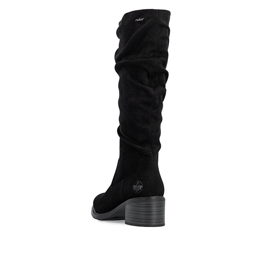 Rieker 7419200 Womens Black Slouchy Boot