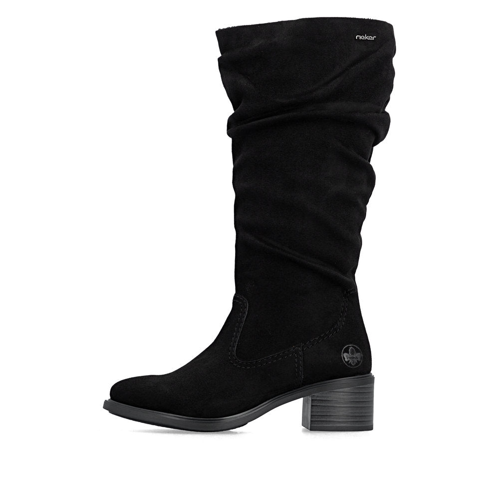 Rieker 7419200 Womens Black Slouchy Boot
