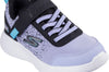 Skechers Go Run 400 Girls Black Lavender Waterproof Trainer