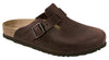 Birkenstock Boston Womens Habana Brown Leather Clog Shoe