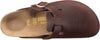 Birkenstock Boston Womens Habana Brown Leather Clog Shoe