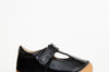 Prenta Atlas Girls Black Patent First Walker Shoe