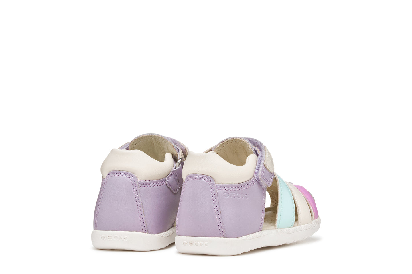 Geox Macchia Girls Lilac Closed Toe Fisherman Sandal