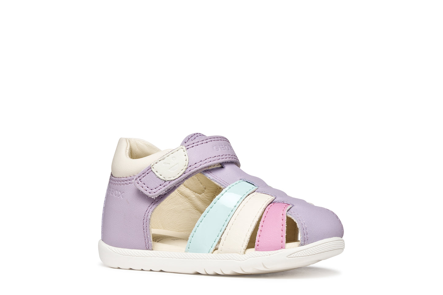 Geox Macchia Girls Lilac Closed Toe Fisherman Sandal