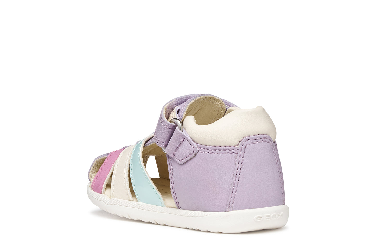 Geox Macchia Girls Lilac Closed Toe Fisherman Sandal