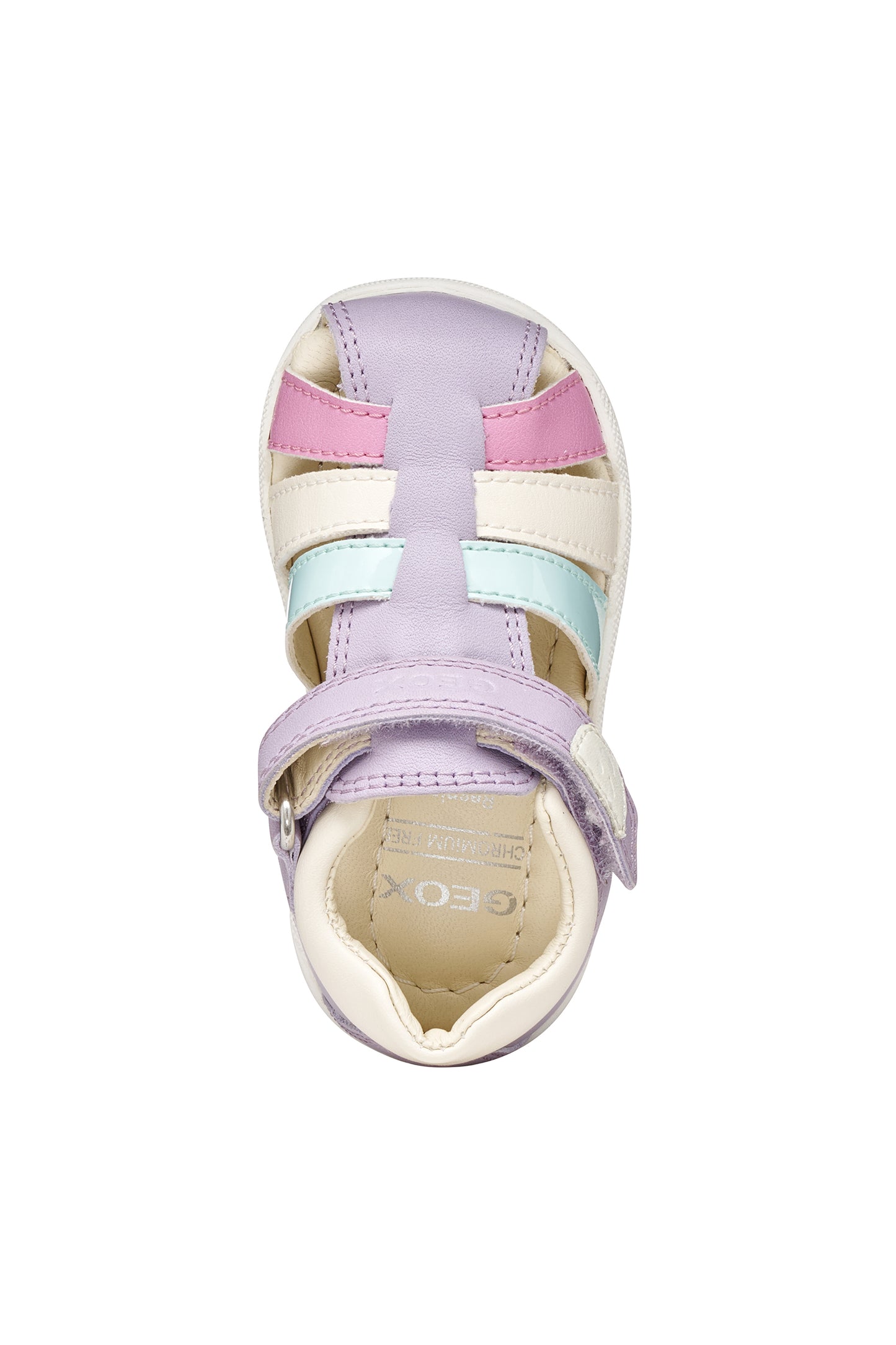 Geox Macchia Girls Lilac Closed Toe Fisherman Sandal