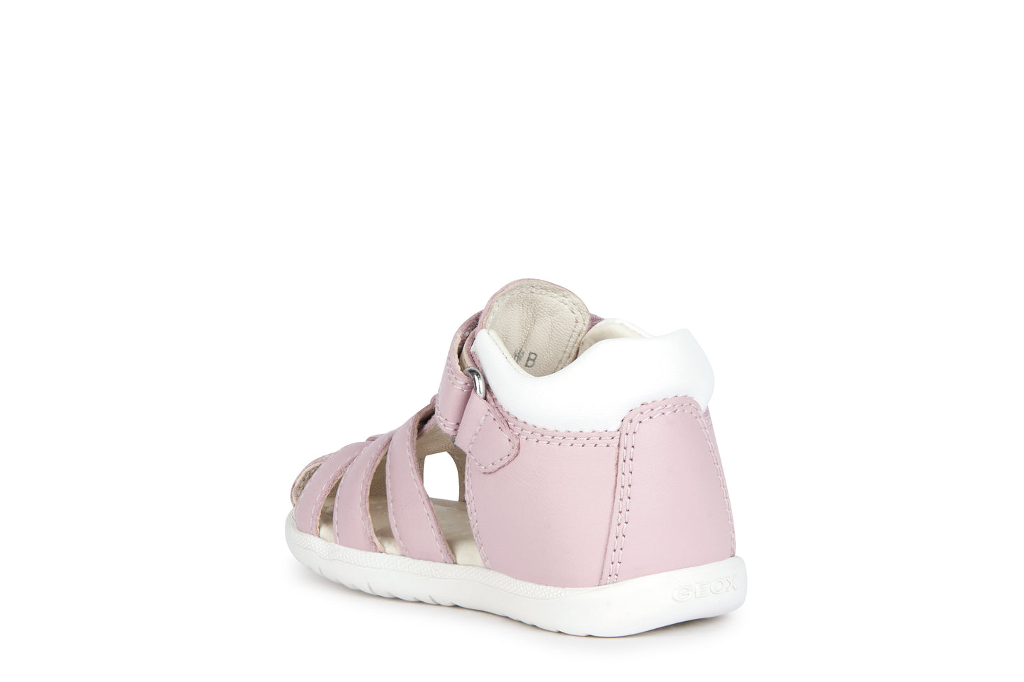Geox Macchia Girls Rose Pink Closed Toe Fisherman Sandal
