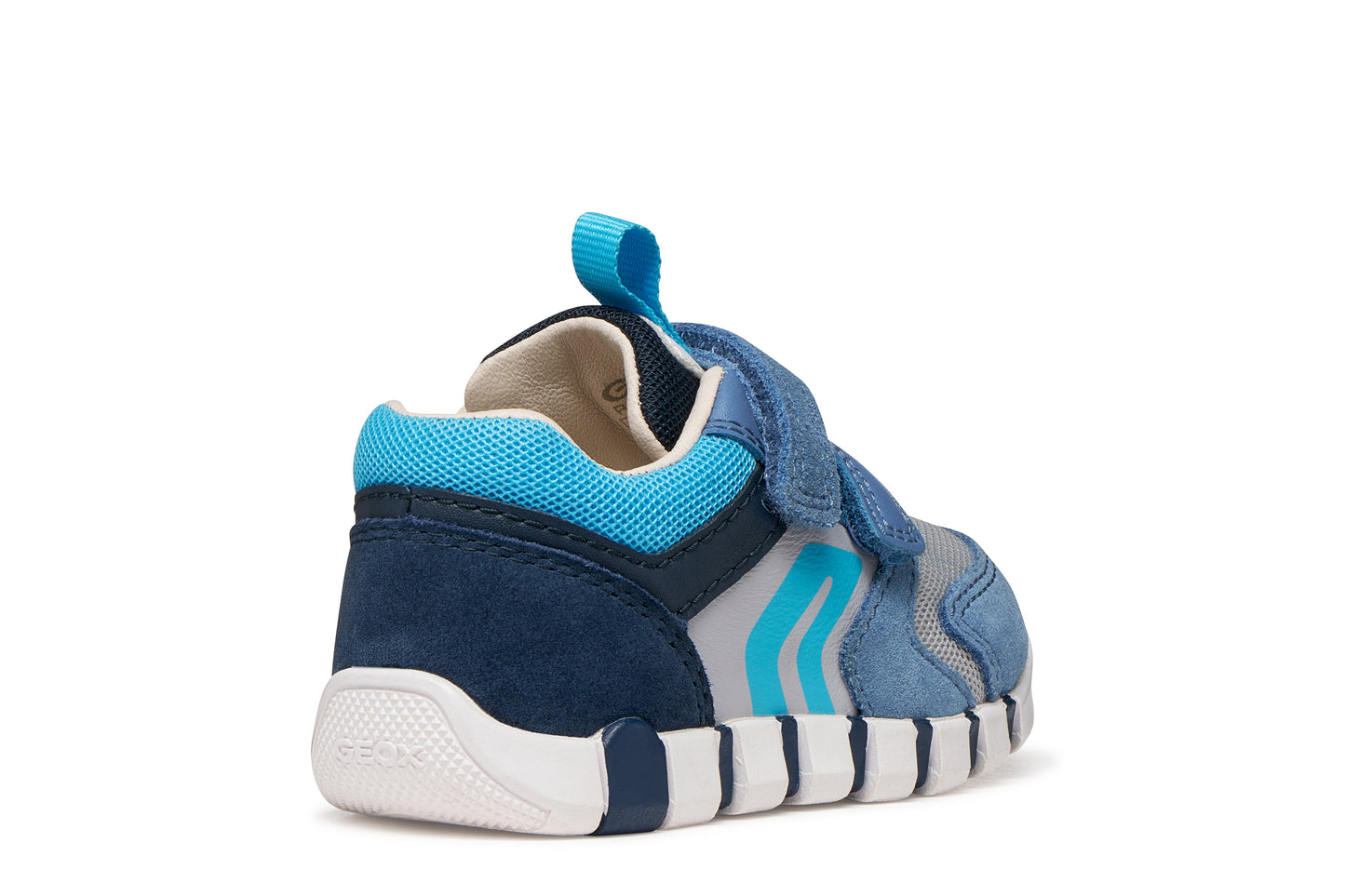 Geox Iupidoo Boys Blue Grey Trainer