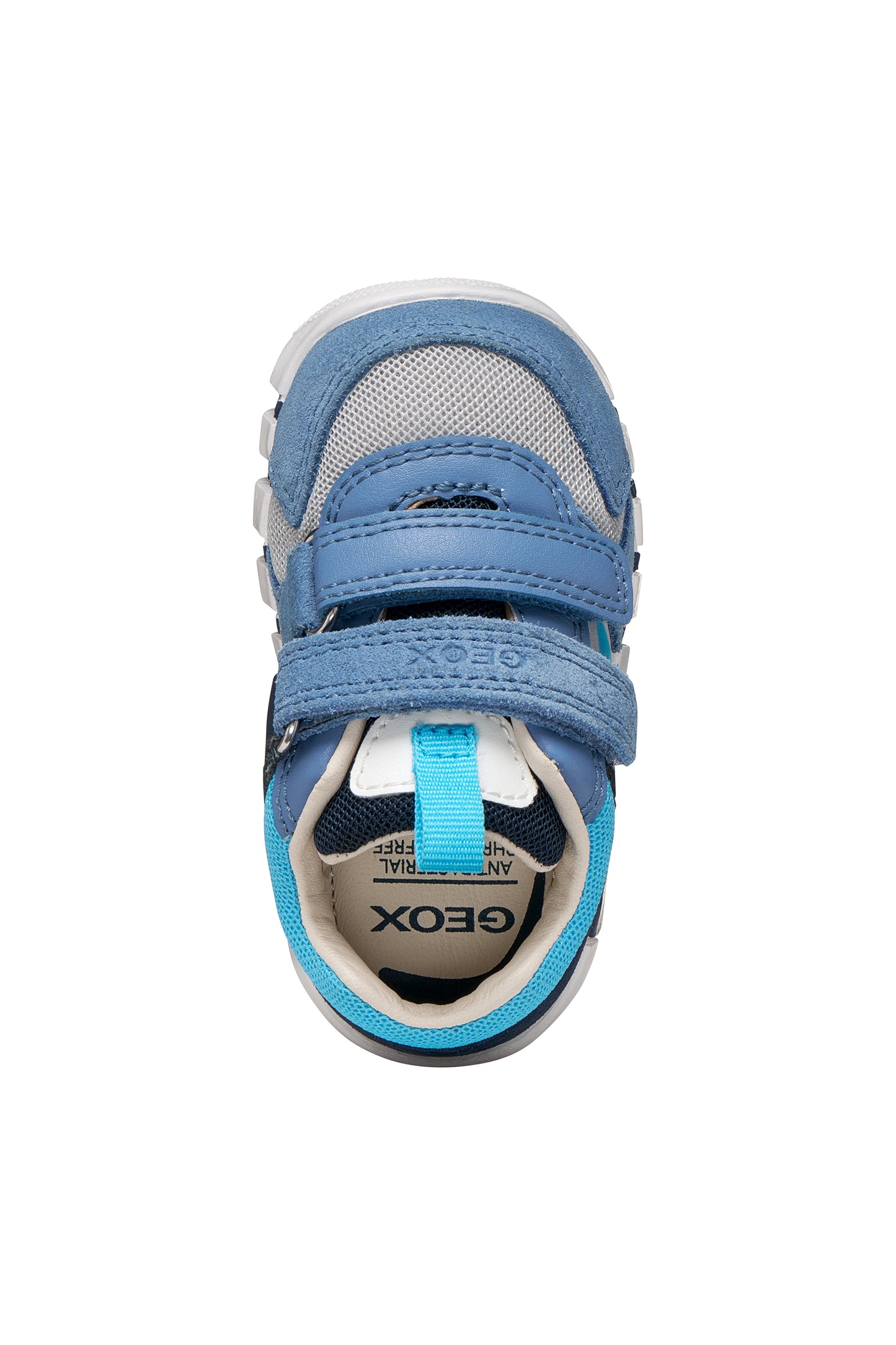 Geox Iupidoo Boys Blue Grey Trainer