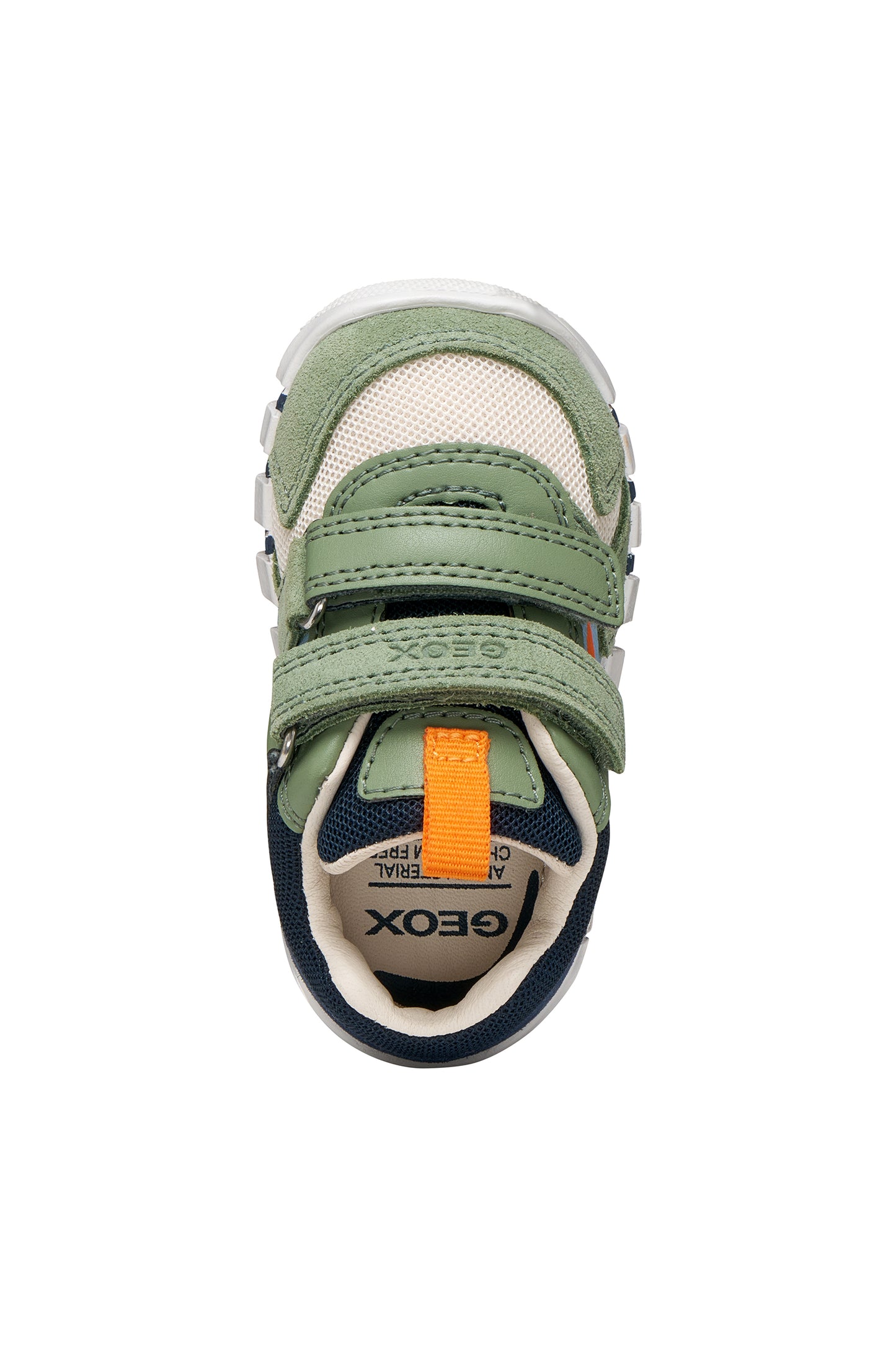 Geox Iupidoo Boys Green Navy Trainer
