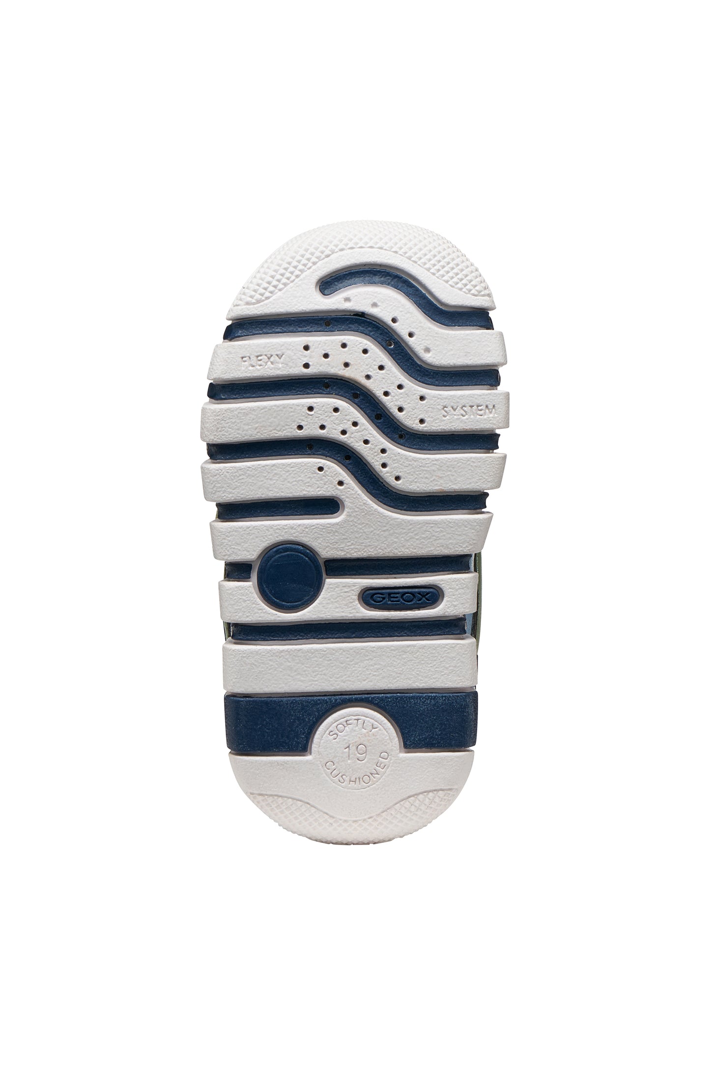 Geox Iupidoo Boys Green Navy Trainer
