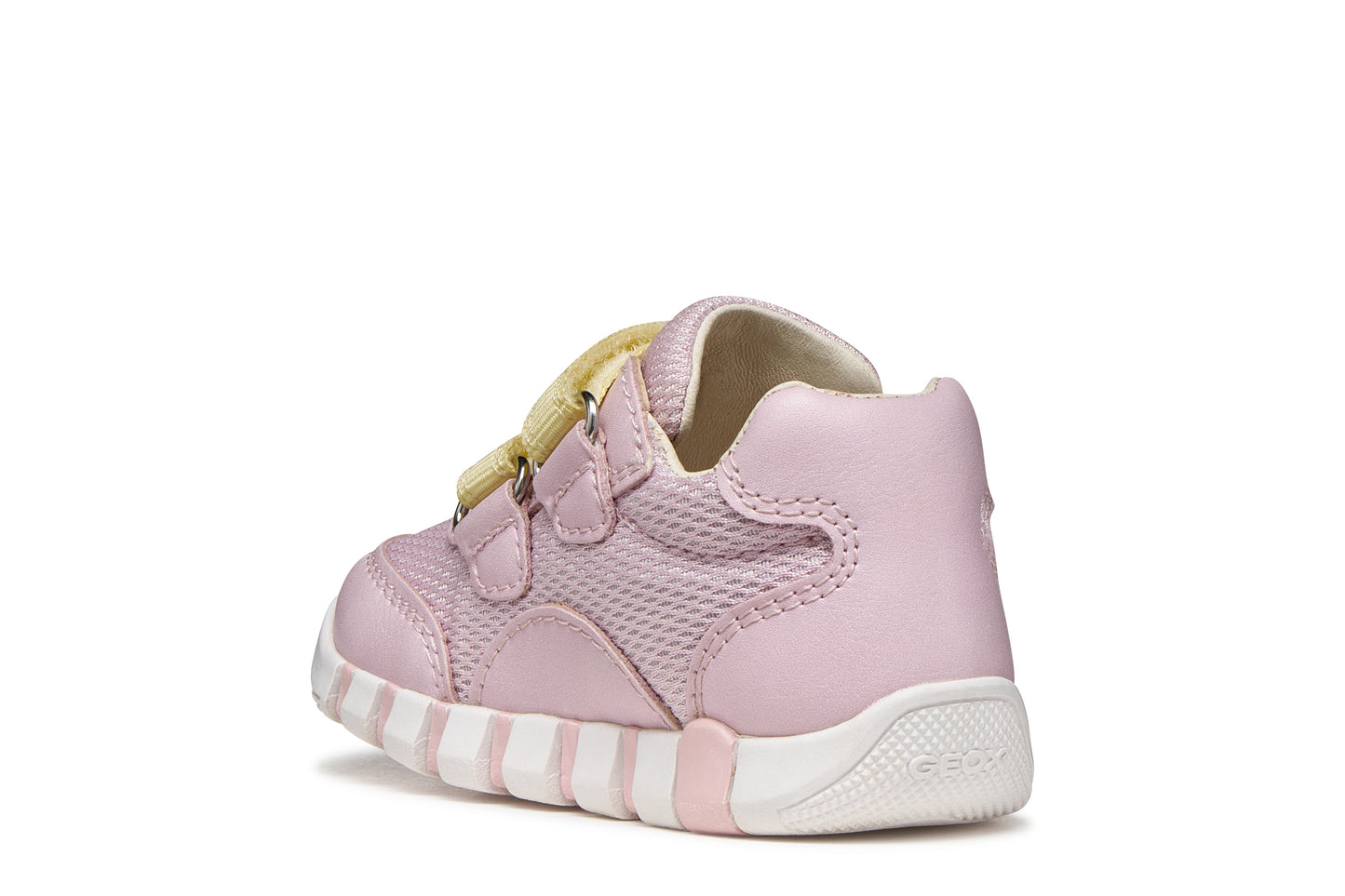 Geox Iupidoo Girls Pink Yellow Trainer