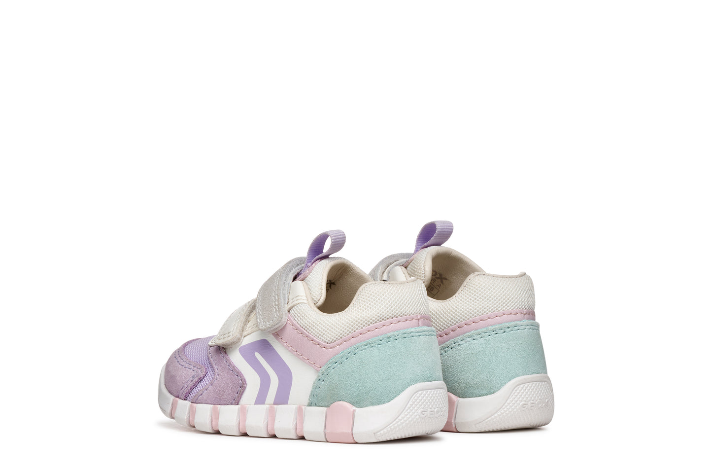 Geox Iupidoo Girls Lavender White Trainer