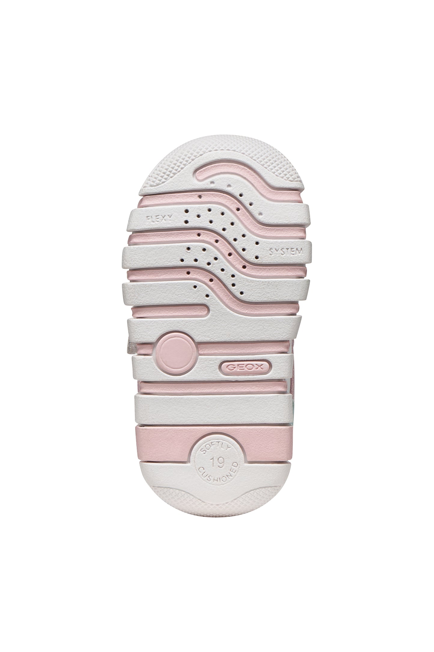 Geox Iupidoo Girls Lavender White Trainer
