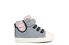 Geox Gisli Girls Grey Pink Ankle Boot