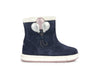Geox Trottola Balloons Girls Navy/Pink Warm Lined Boot