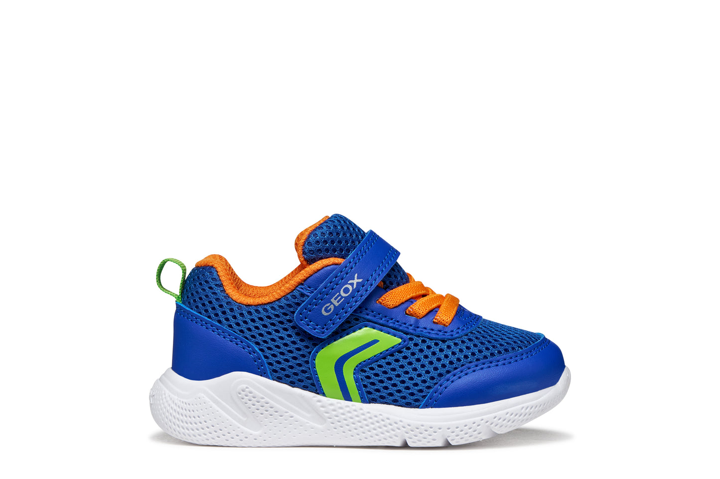 Geox Sprintye Boys Royal Blue Orange Infants Trainer