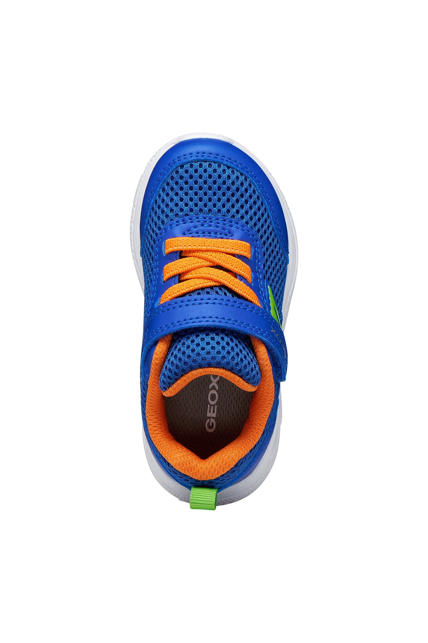 Geox Sprintye Boys Royal Blue Orange Infants Trainer