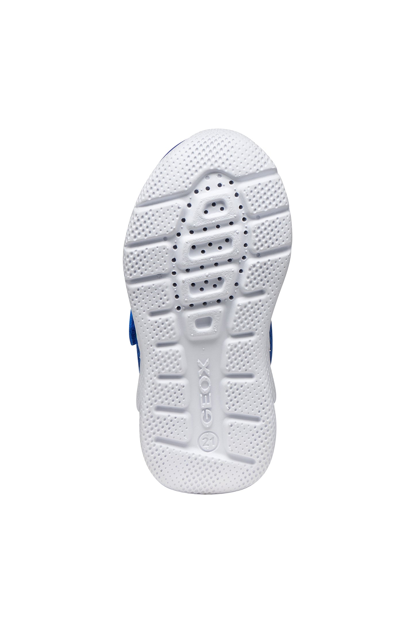 Geox Sprintye Boys Royal Blue Orange Infants Trainer