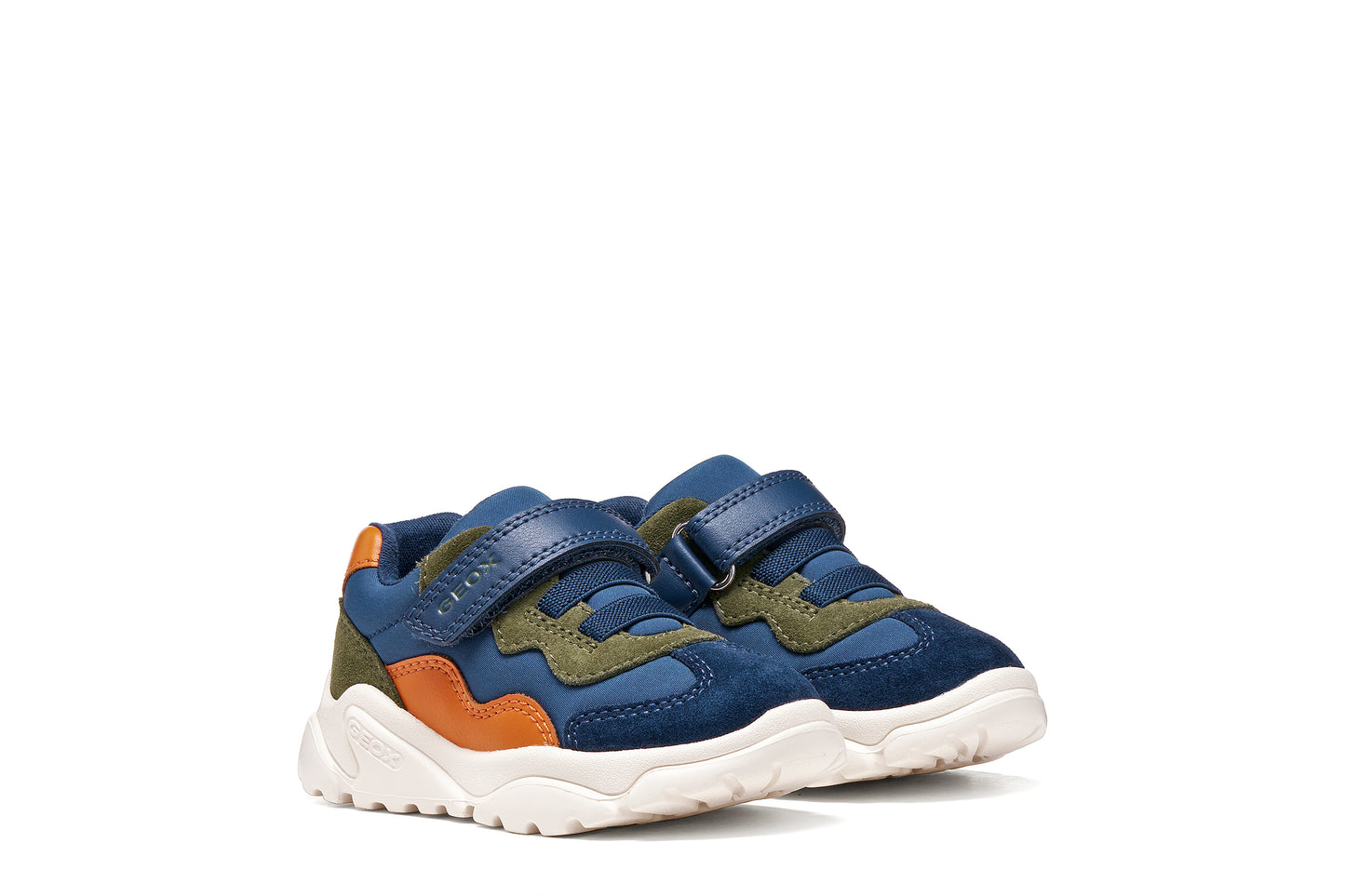 Geox Ciufciuf Boys Navy Orange Trainer