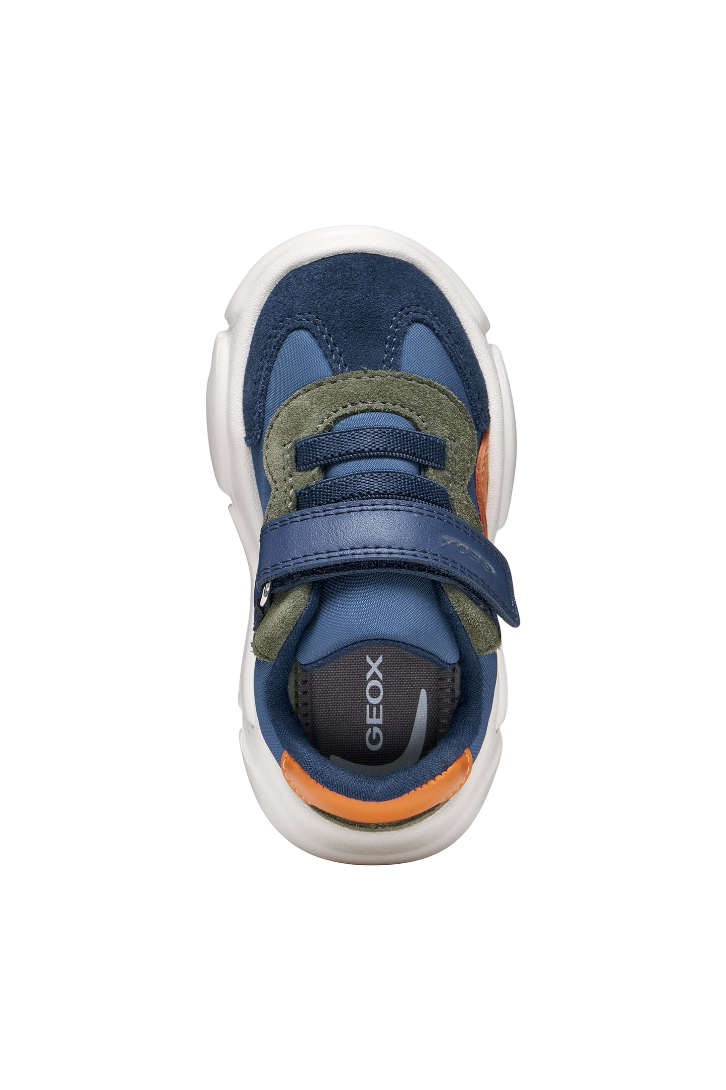 Geox Ciufciuf Boys Navy Orange Trainer