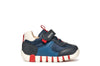 Geox Iupidoo Boys Navy Red Trainer