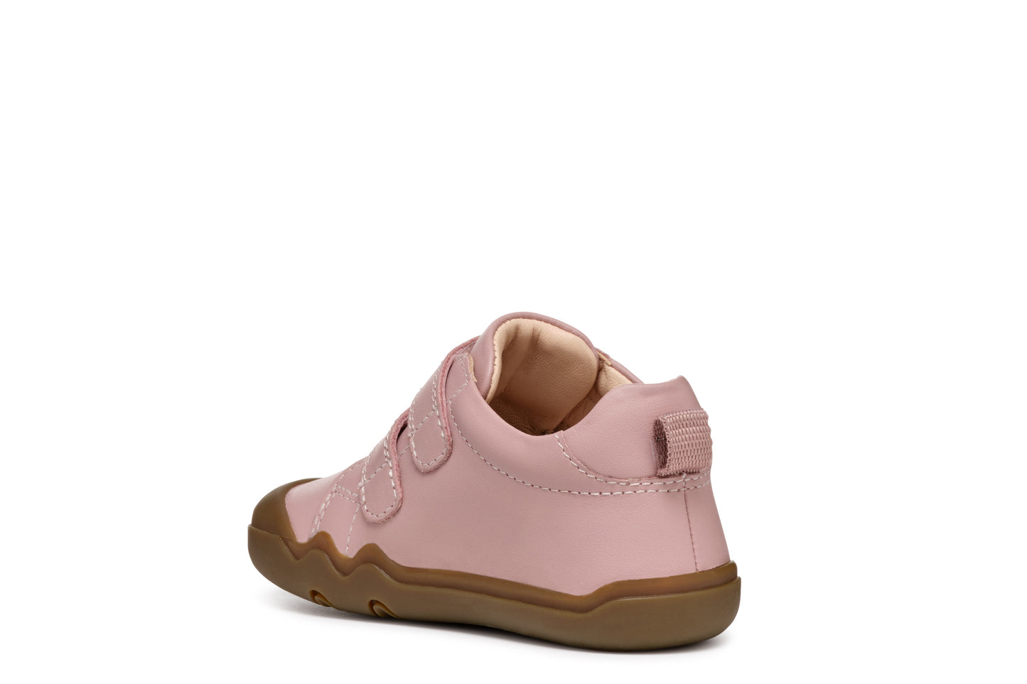 Geox SteppieUp Girls Old Rose Pink Barefoot Shoe