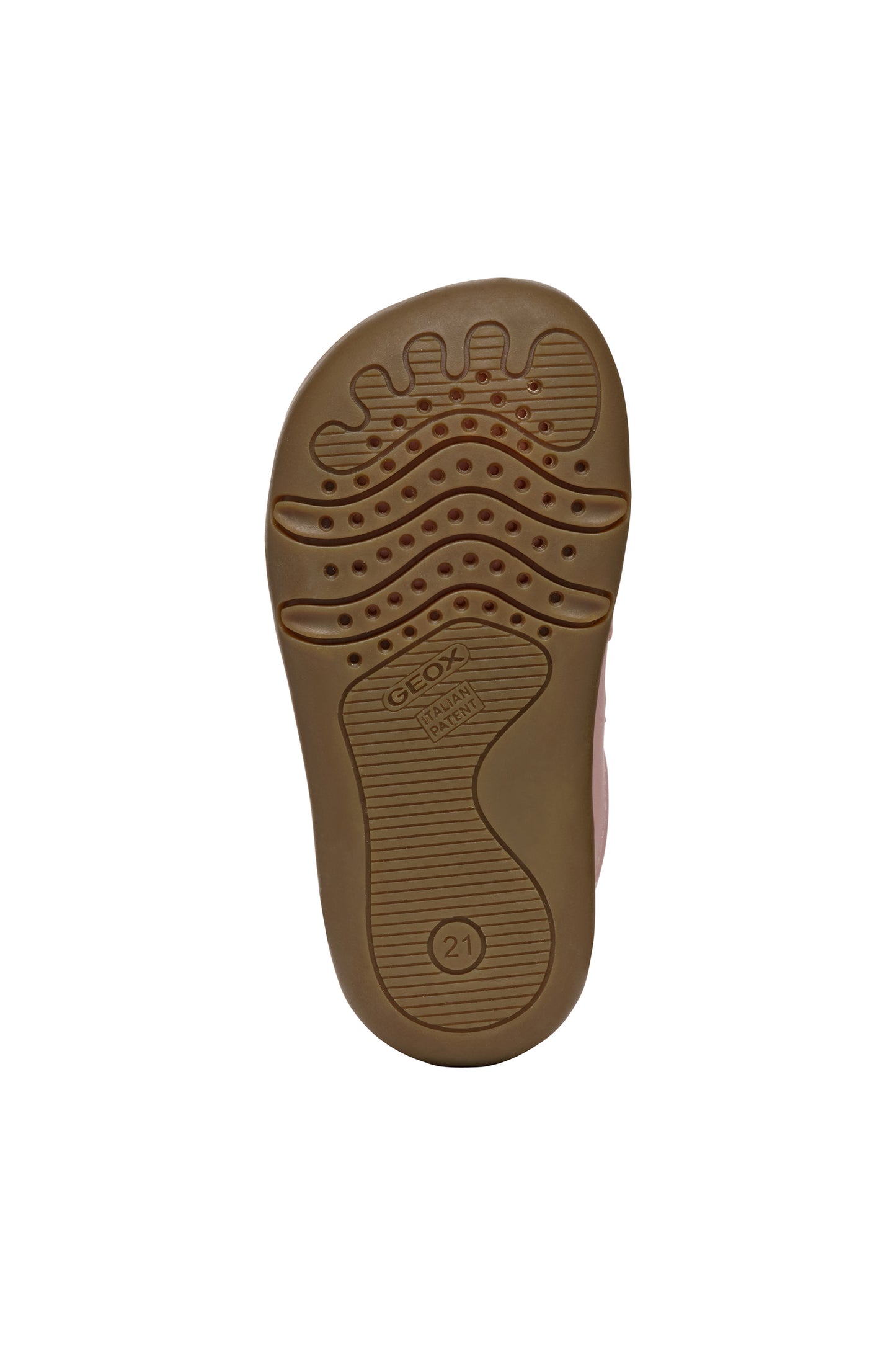 Geox SteppieUp Girls Old Rose Pink Barefoot Shoe