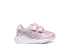 Geox Sprintye Girls Toddler Pink Silver Heart Trainer