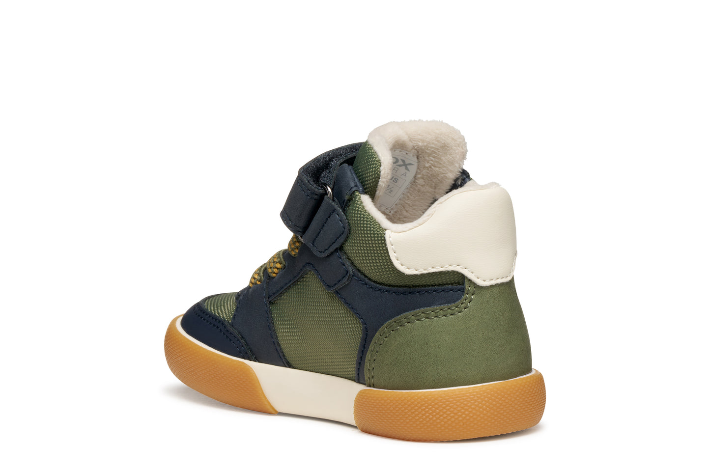 Geox Gisli Infants Boys Green Navy High Top Boot
