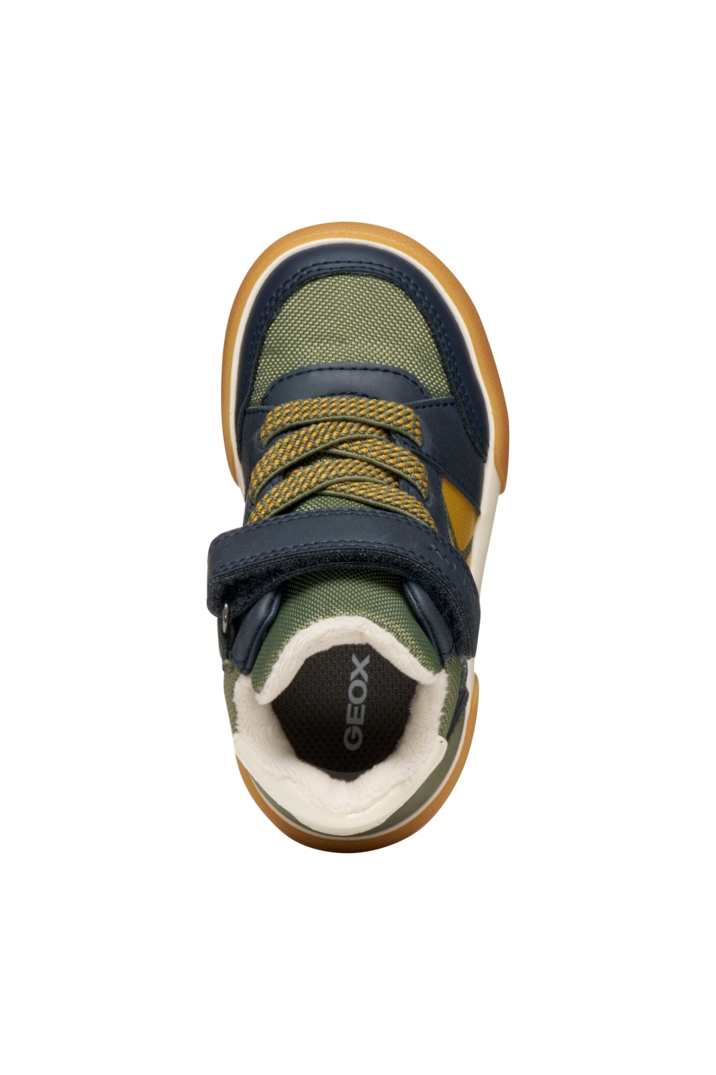 Geox Gisli Infants Boys Green Navy High Top Boot