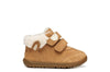 Geox Macchia Girls Whisky Brown Suede Ankle Boot