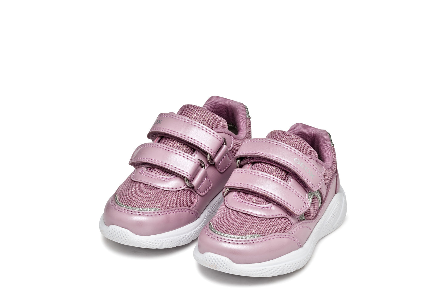Geox Sprintye Girls Toddler Rose Pink Heart Trainer