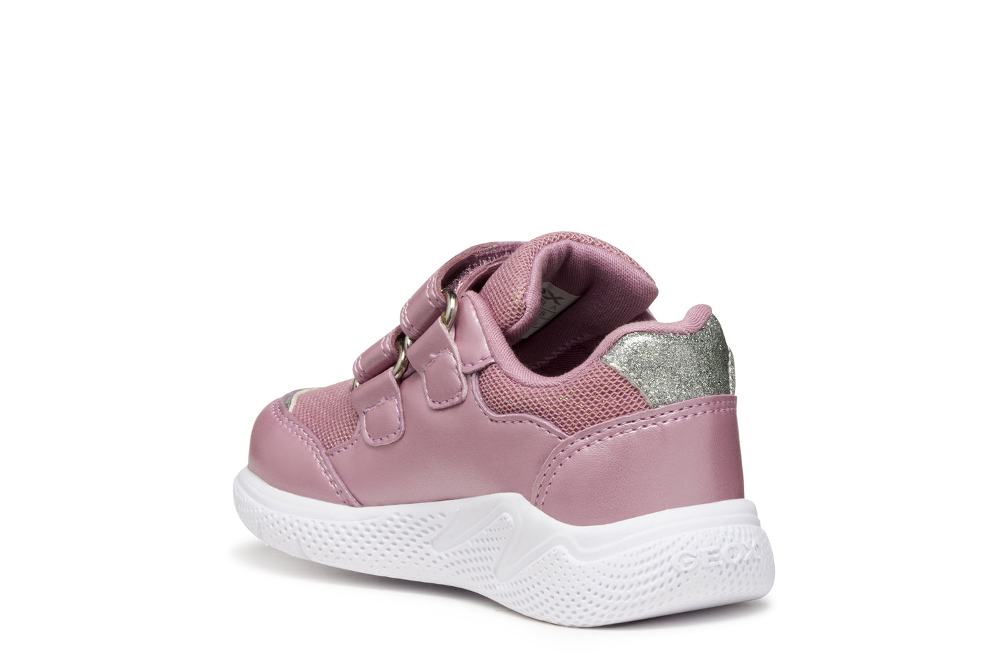 Geox Sprintye Girls Toddler Rose Pink Heart Trainer