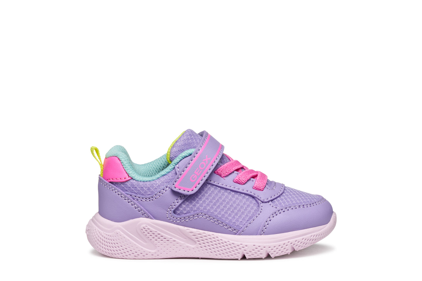 Geox Sprintye Girls Toddler Dark Lilac Fuchsia Trainer