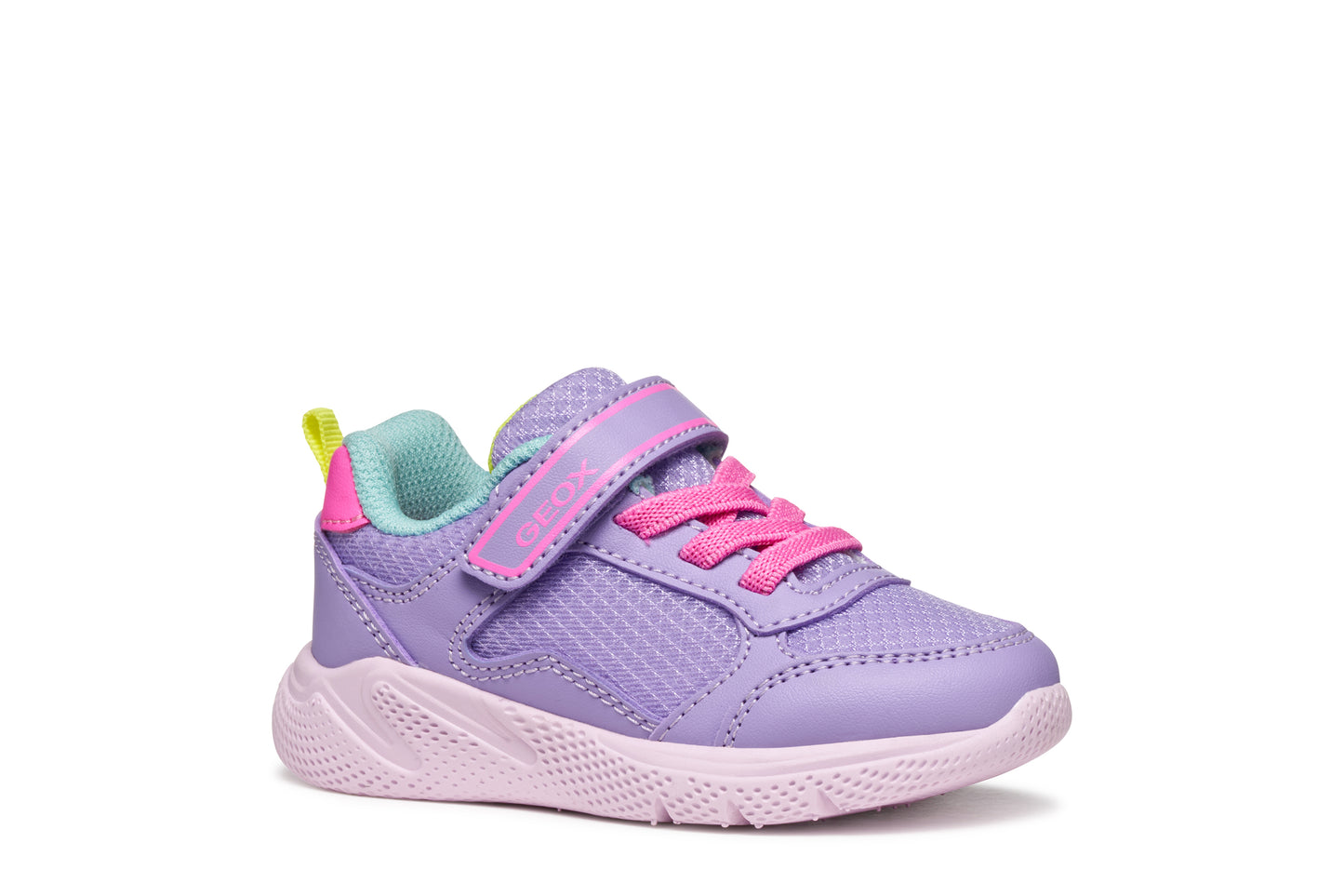 Geox Sprintye Girls Toddler Dark Lilac Fuchsia Trainer