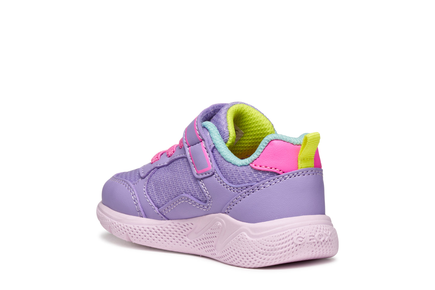 Geox Sprintye Girls Toddler Dark Lilac Fuchsia Trainer