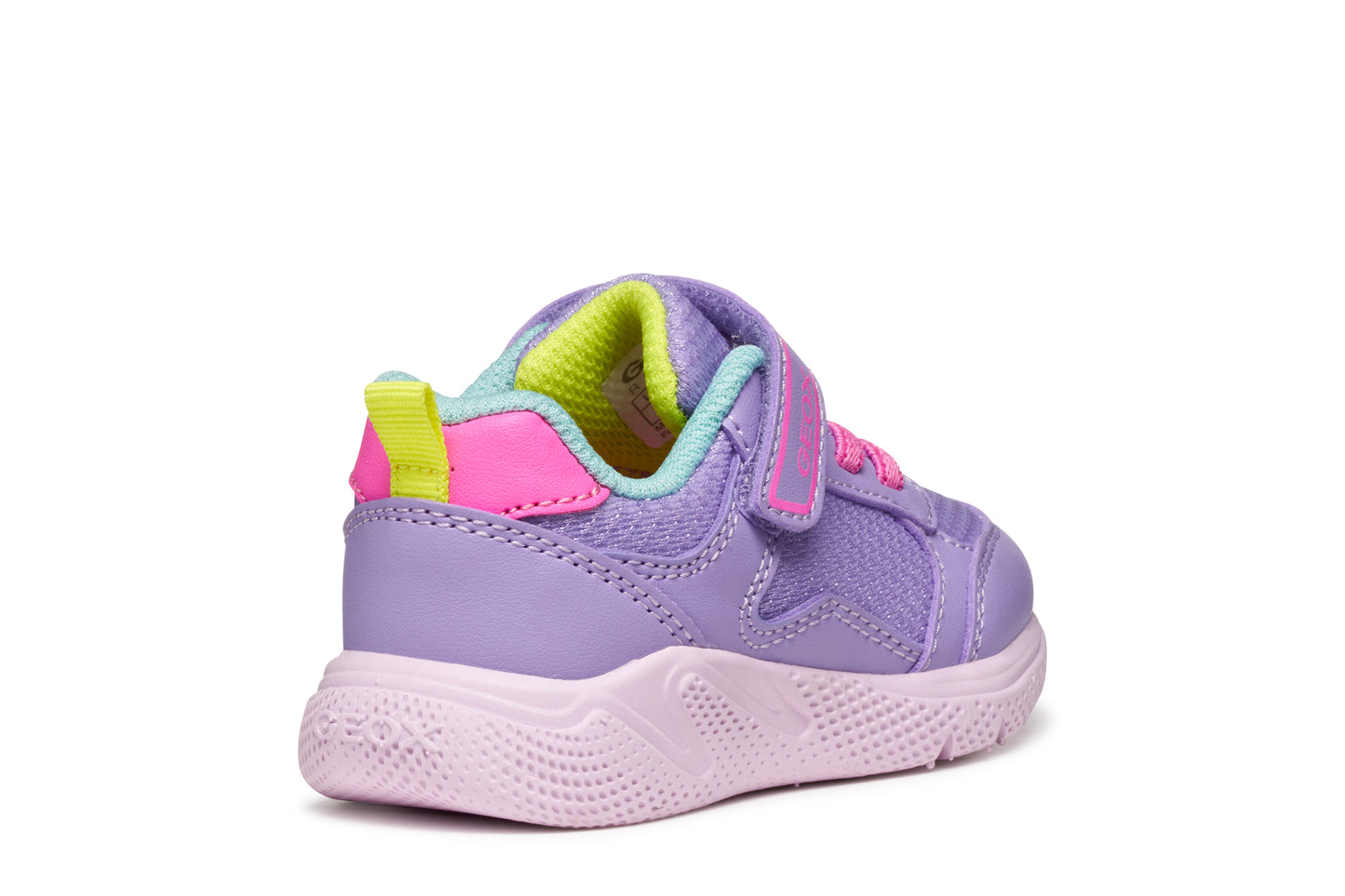 Geox Sprintye Girls Toddler Dark Lilac Fuchsia Trainer