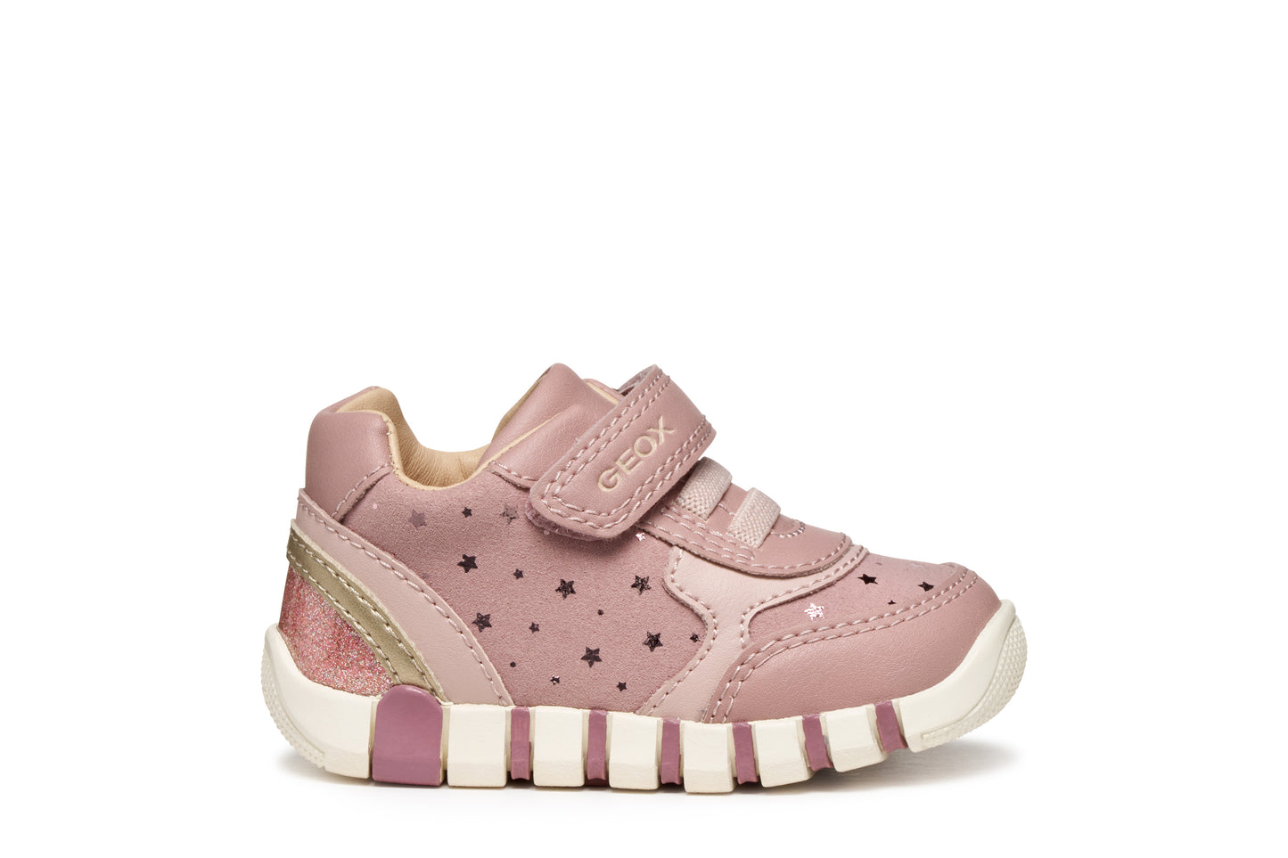 Geox Iupidoo Girls Antique Rose Trainer
