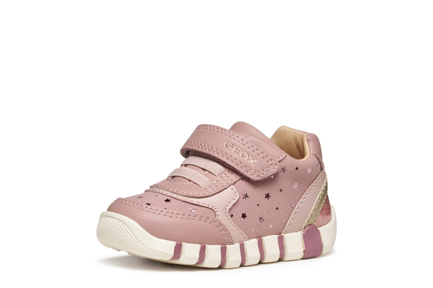 Geox Iupidoo Girls Antique Rose Trainer