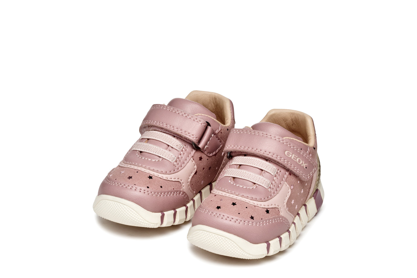 Geox Iupidoo Girls Antique Rose Trainer