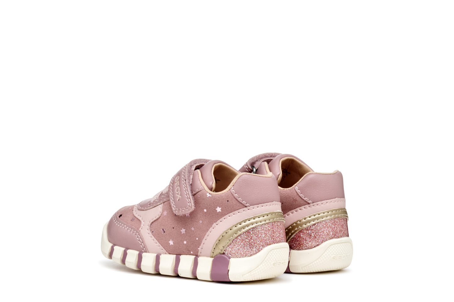 Geox Iupidoo Girls Antique Rose Trainer