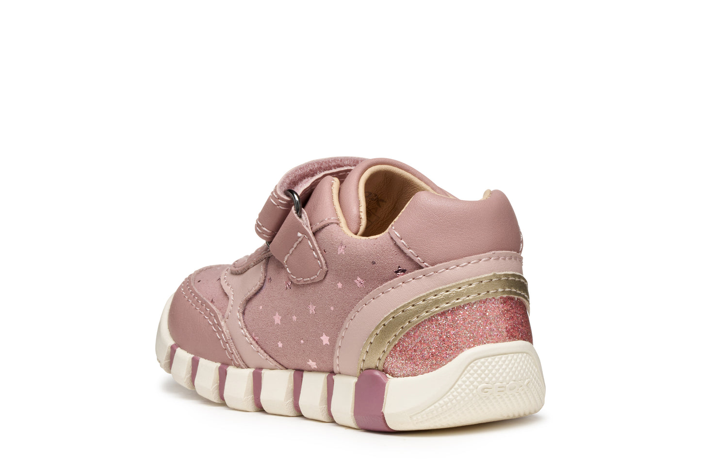 Geox Iupidoo Girls Antique Rose Trainer
