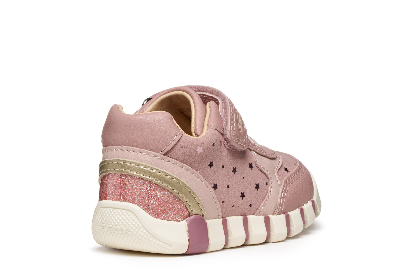 Geox Iupidoo Girls Antique Rose Trainer