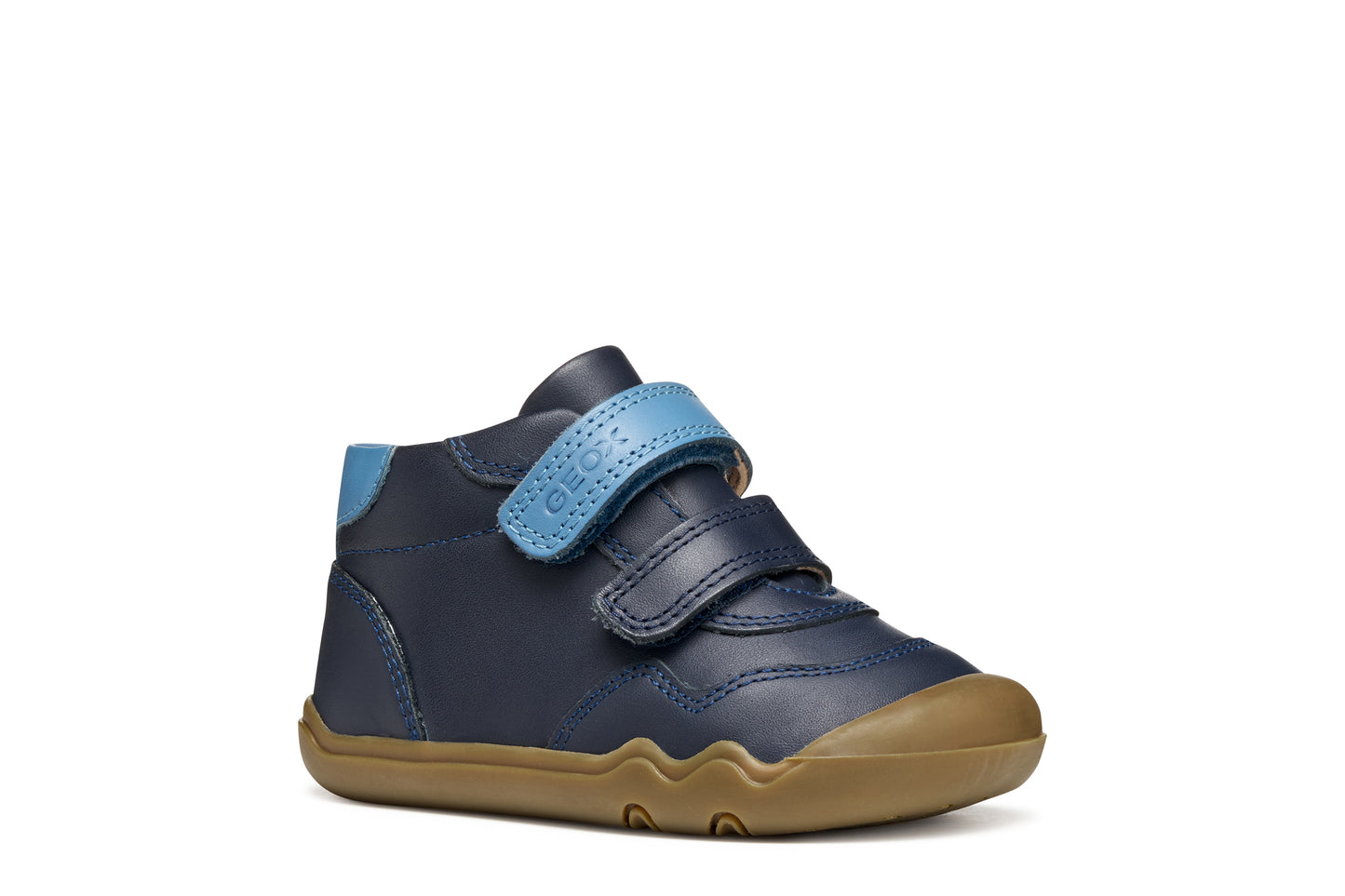 Geox SteppieUp Boys Navy Barefoot Ankle Boot
