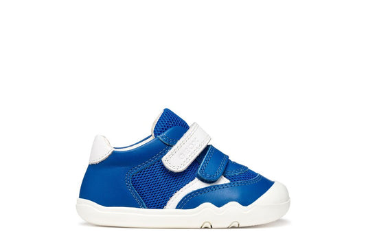 Geox SteppieUp Boys Royal Blue White Barefoot Trainer
