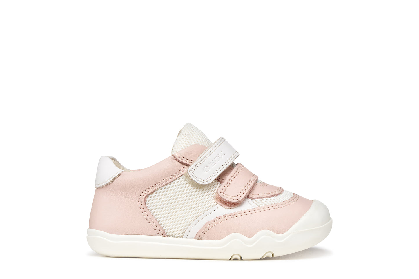 Geox SteppieUp Girls Light Rose White Barefoot Trainer