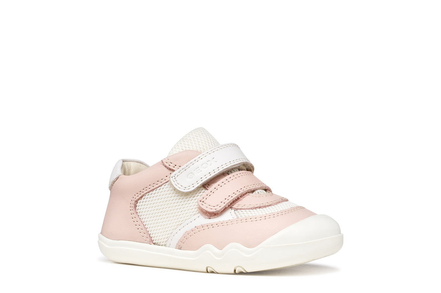 Geox SteppieUp Girls Light Rose White Barefoot Trainer