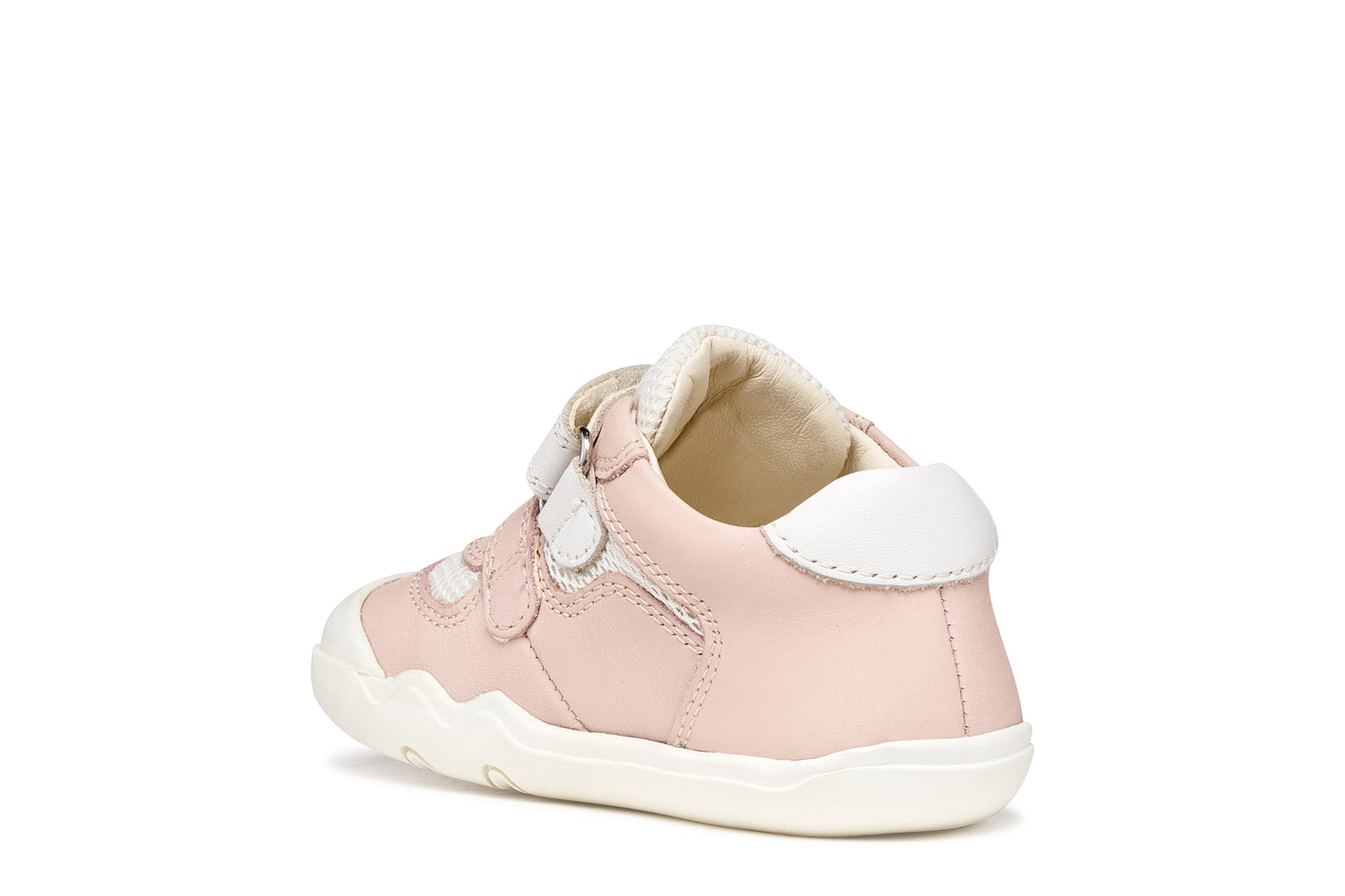 Geox SteppieUp Girls Light Rose White Barefoot Trainer