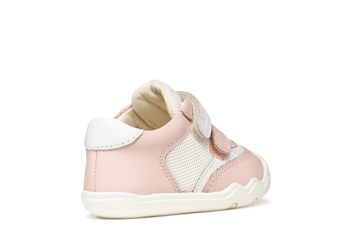 Geox SteppieUp Girls Light Rose White Barefoot Trainer